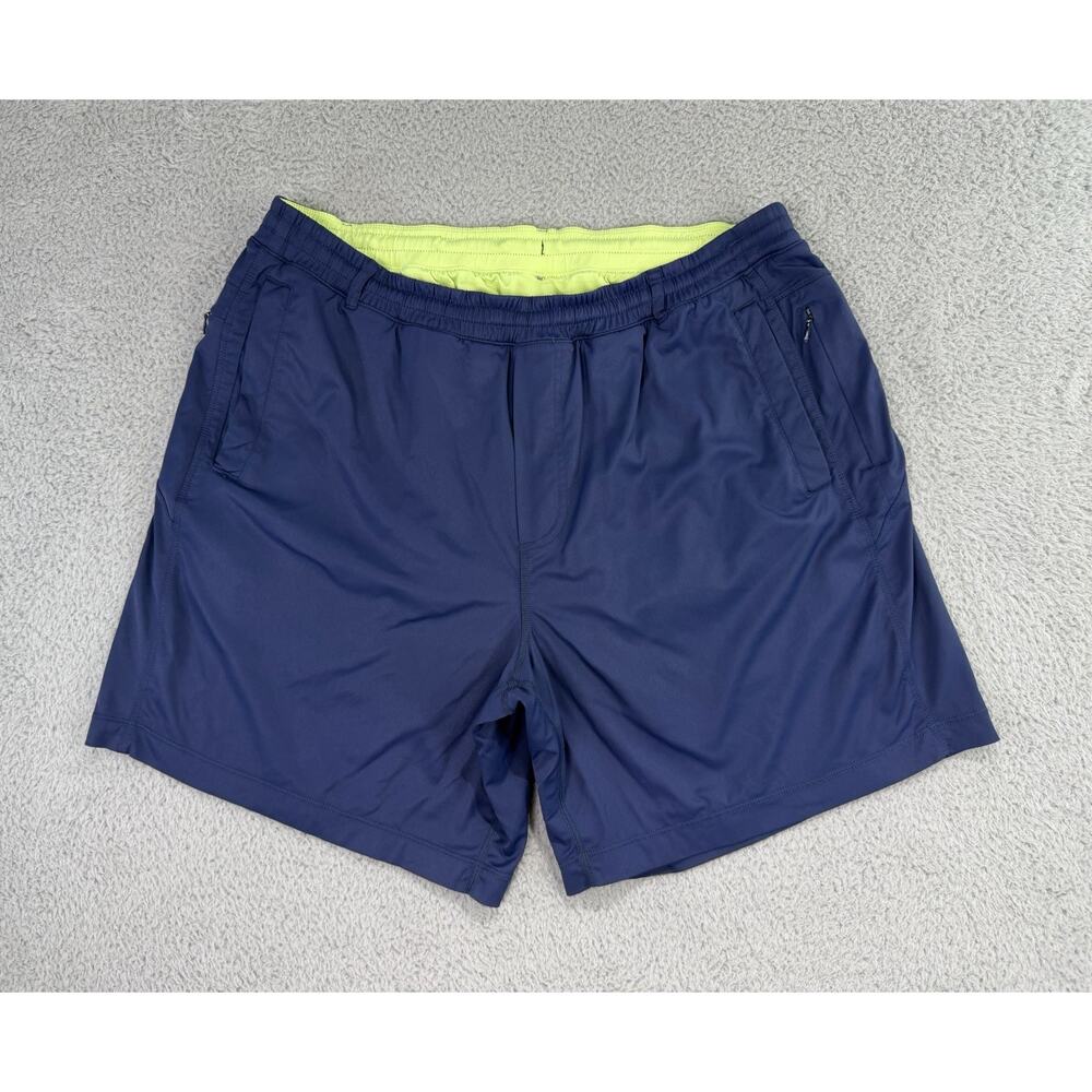 Birddogs Boom Shorts Men's Size XXL Blue Lined Athletic Gym Workout 7" Inseam